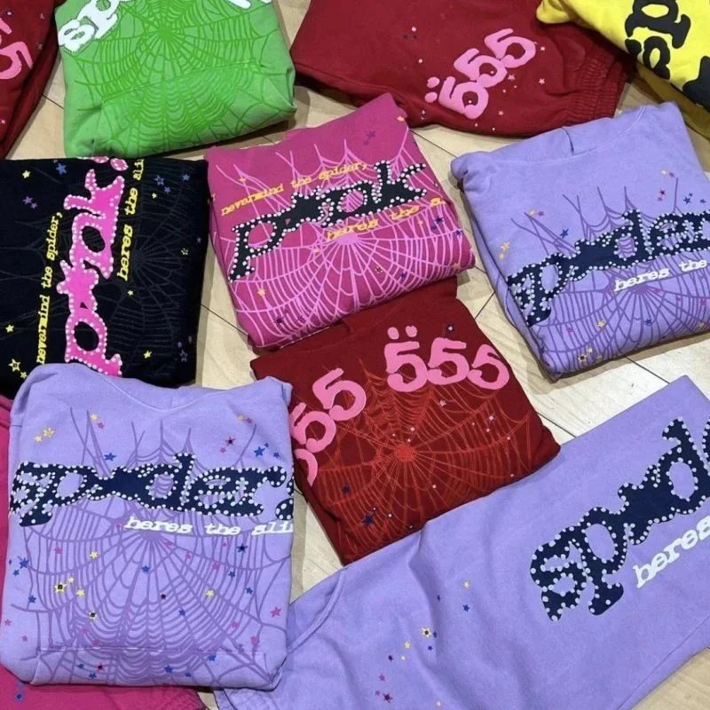 Sp5der Web Graphic Crewneck Sweatshirt