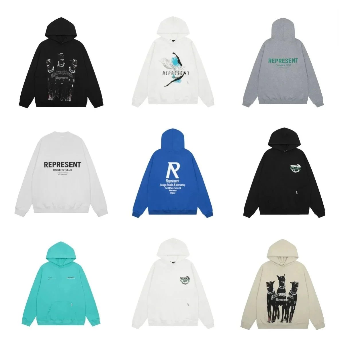Represent Owners' Club Blue Hoodie - 2