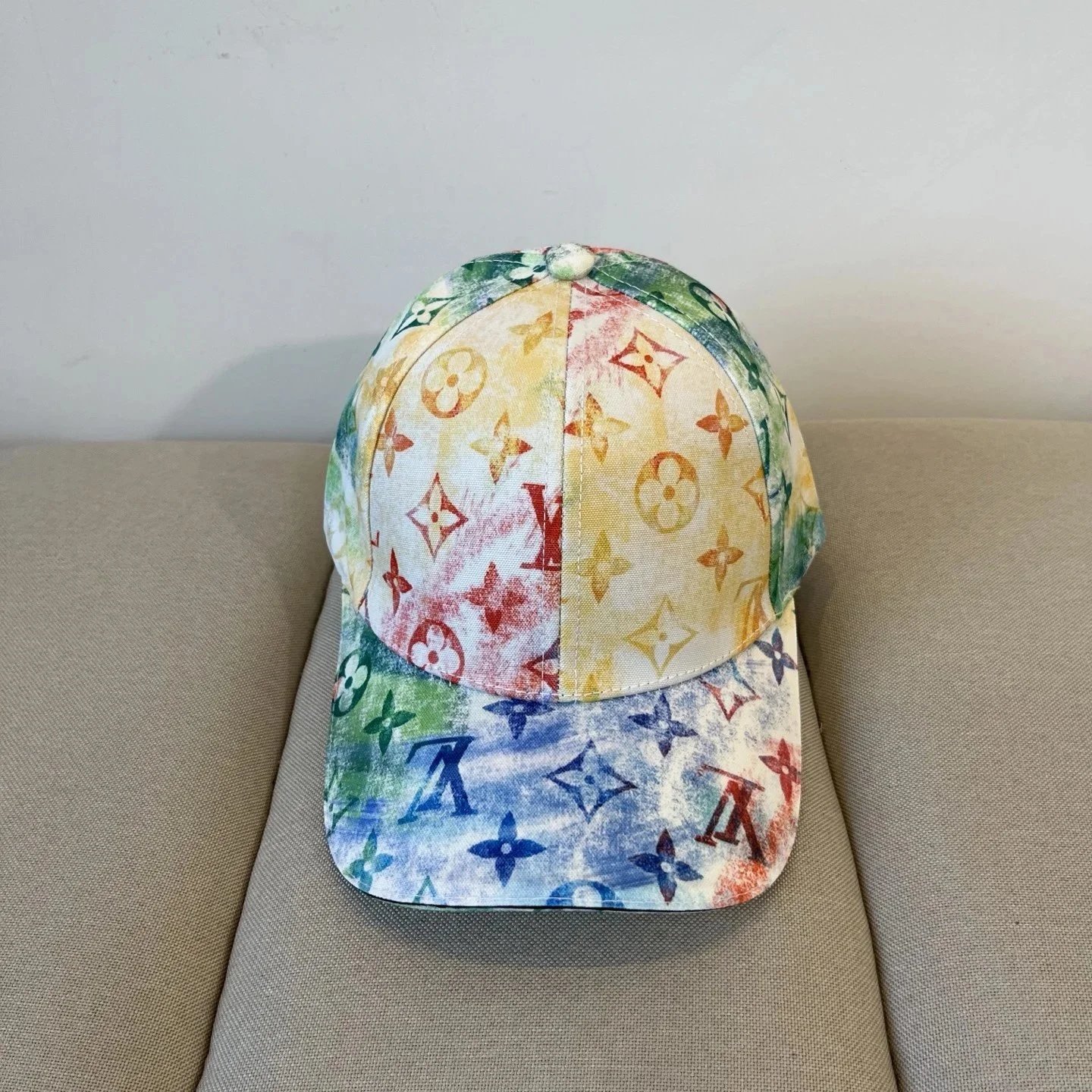 Louis Vuitton Monogram Bandana Tie-Dye Baseball Cap - 8