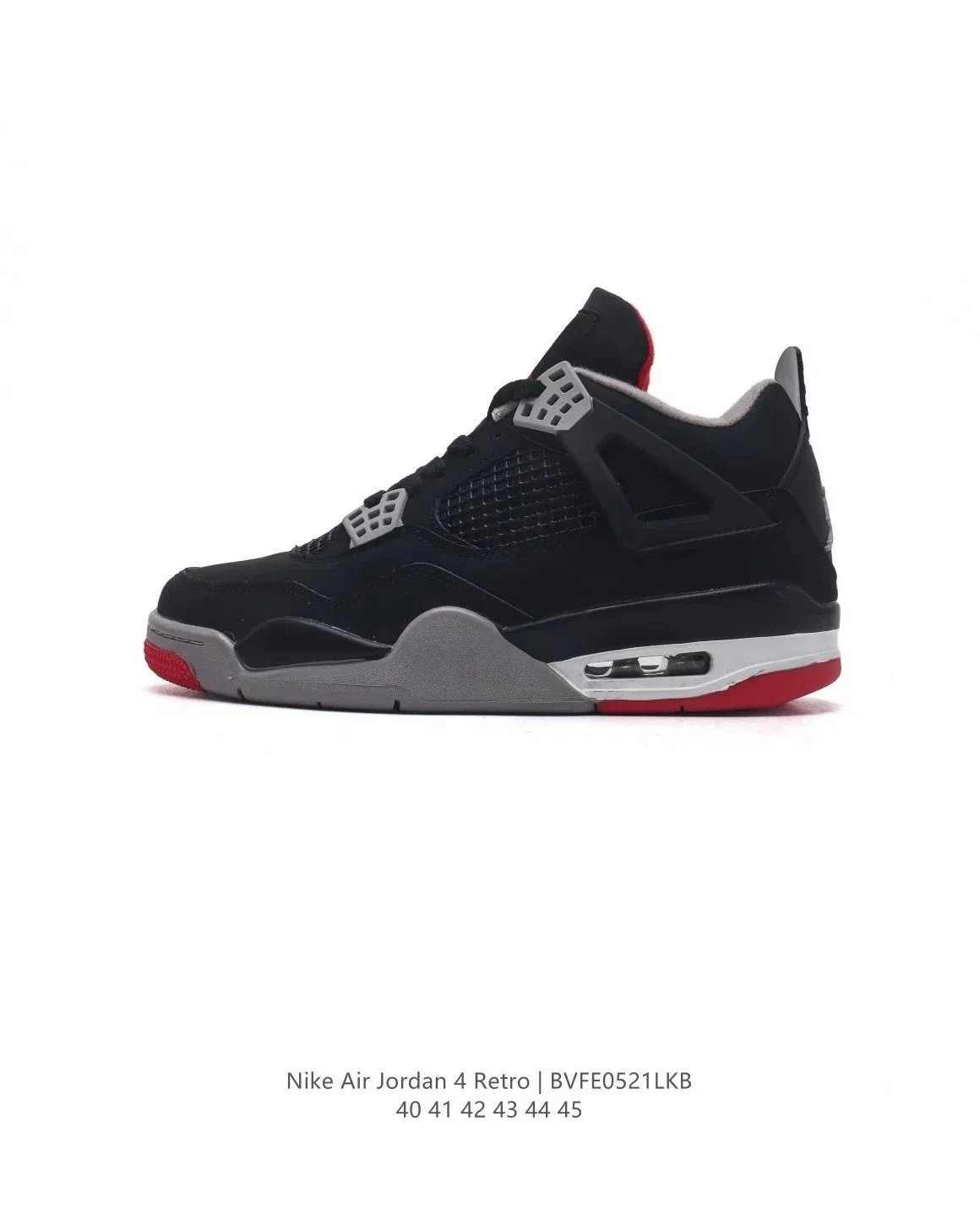 Air Jordan 4 Retro White Cement Grey Navy Sneakers - 5