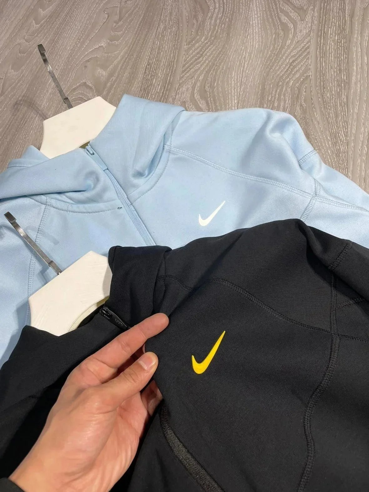 Nike Tech Fleece Beige Hoodie and Sweatpants Set - 10