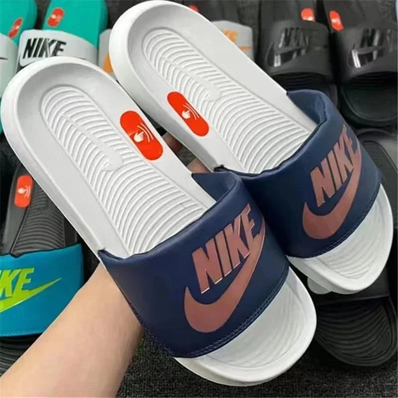 Nike Kawa Slide Black/White Slippers - 10