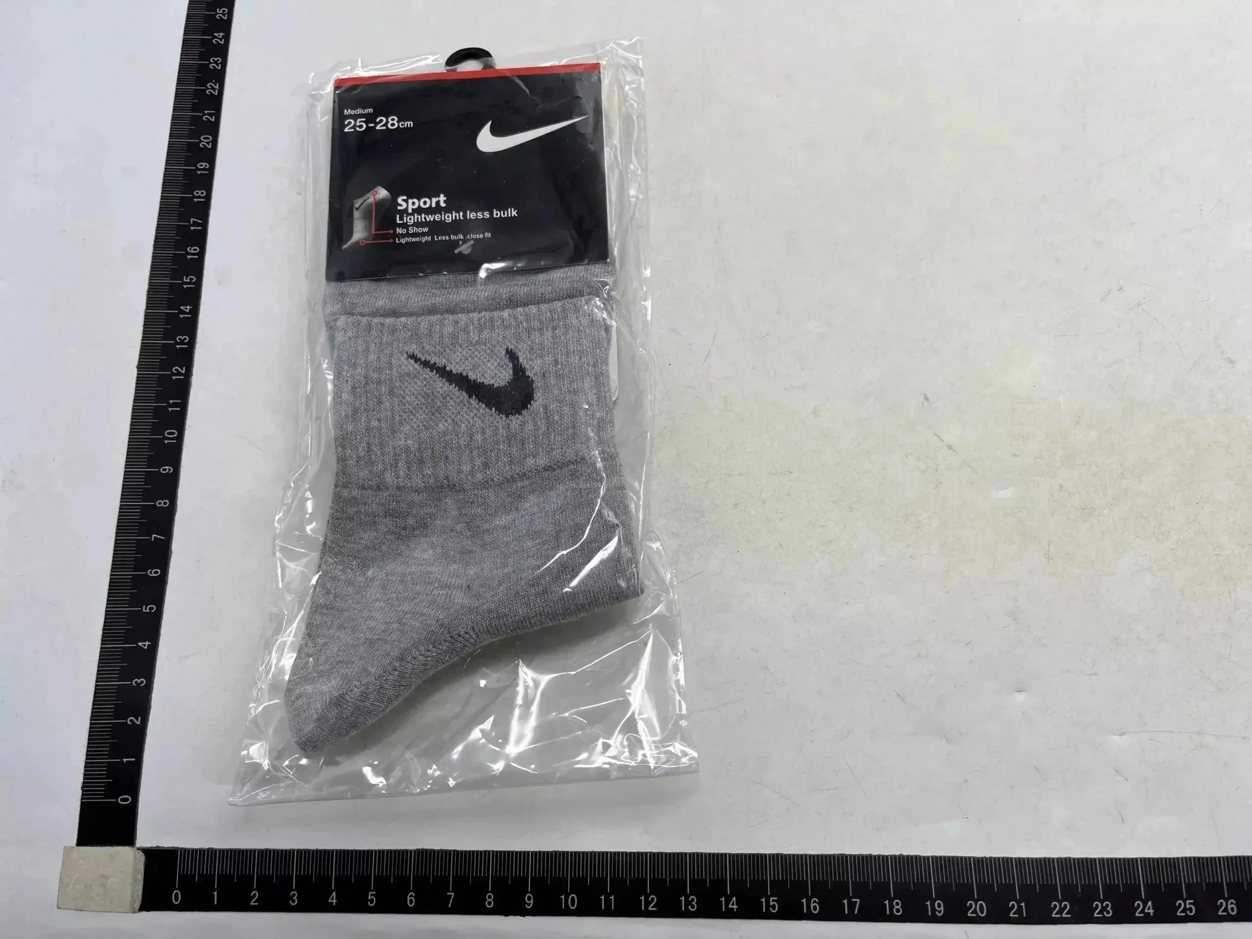 Nike Sport Socks Assorted Pack Black White Gray Socks - 10