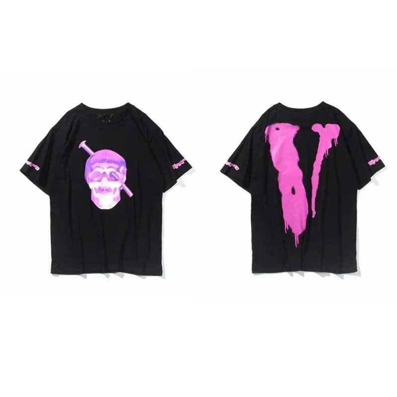 Vlone Logo Print Black T-Shirt - 6