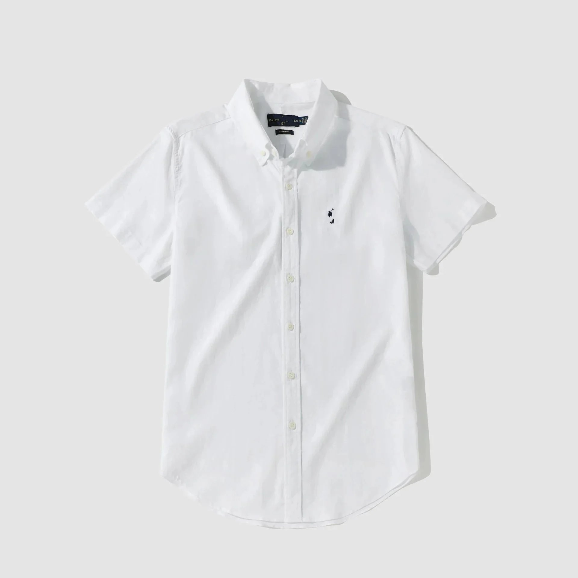 Ralph Lauren Polo Bear Short-Sleeve Button-Down Shirt White - 9