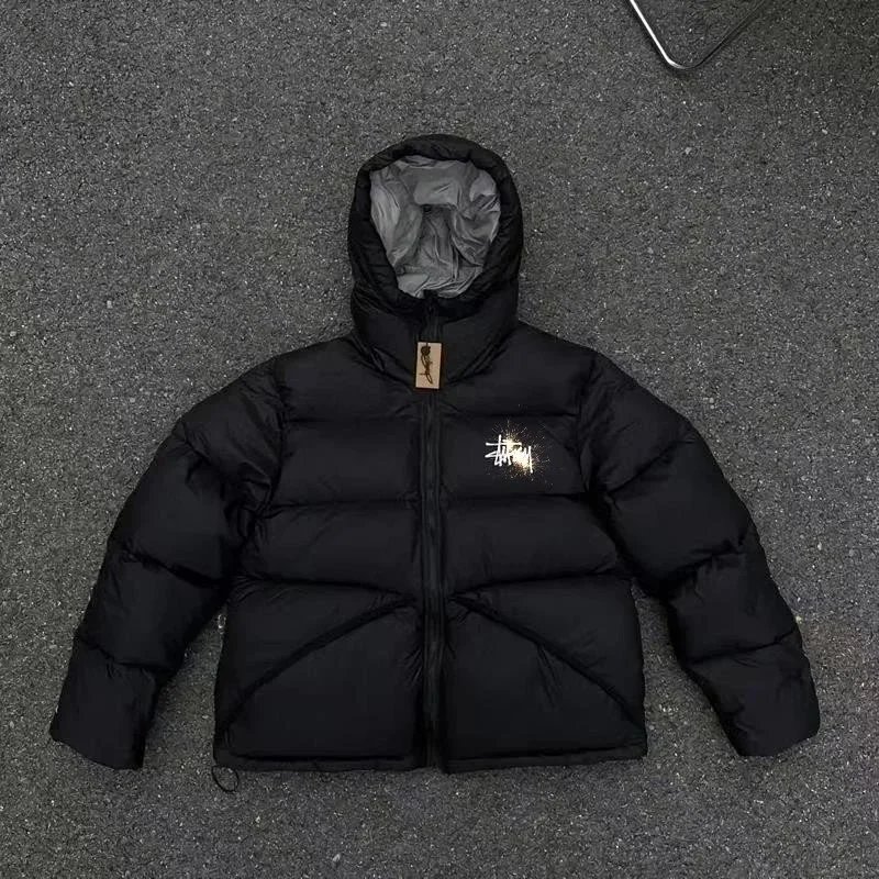 Stüssy x Stone Island Hybrid Down Jacket Black - 1
