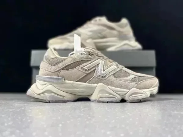 New Balance 9060 Beige Chunky Sneakers - 1