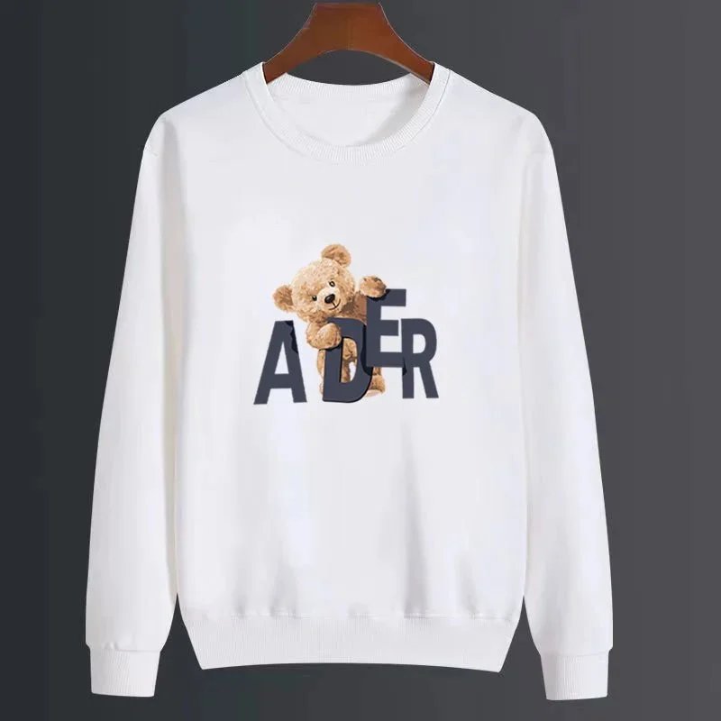 Versace Baroque Logo Embroidered Cream Hoodie - 7