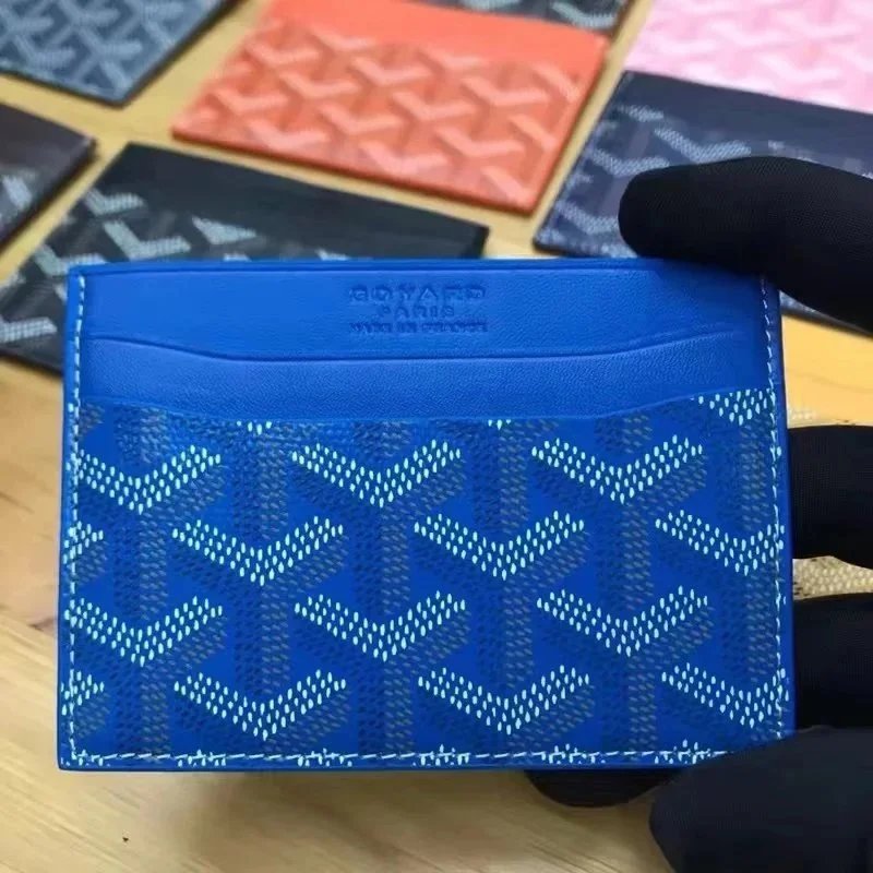 Goyard Saint Sulpice Card Holder Blue - 1