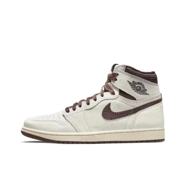 Air Jordan 1 High OG Craft Desert Sand Sneakers - 1