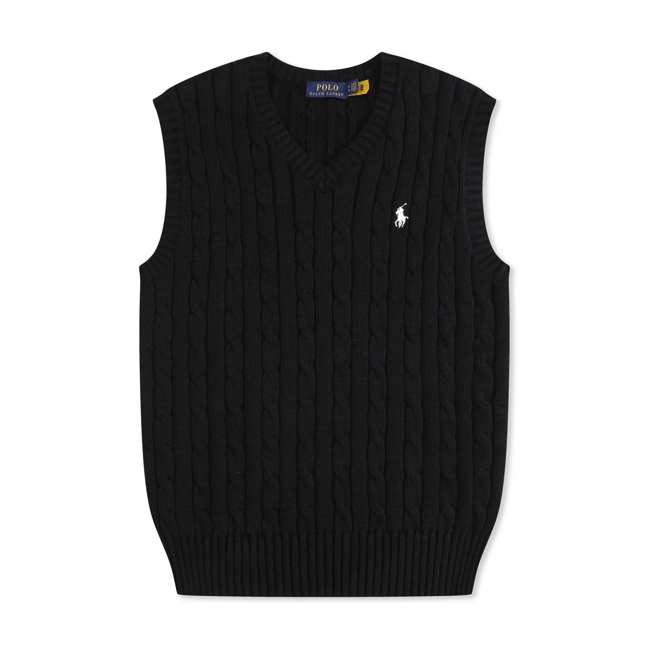Ralph Lauren Polo Bear Cable Knit Beanie Gray - 7