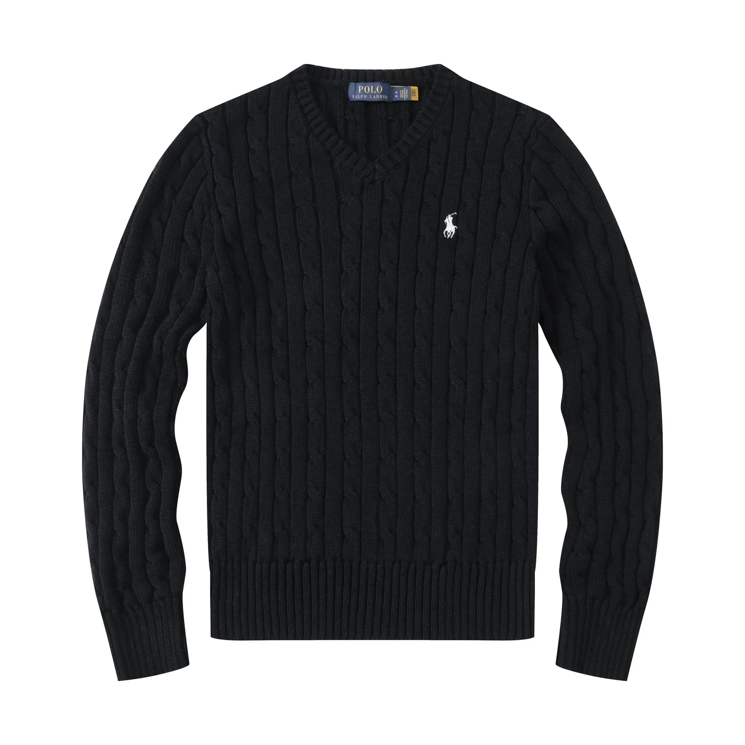 Ralph Lauren Polo Bear Cable Knit Beanie Gray - 8