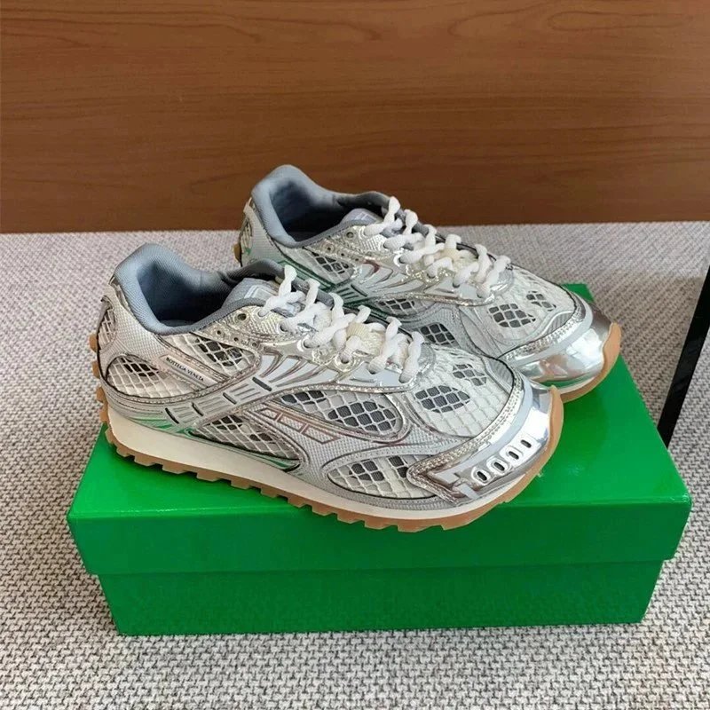 Asics Gel-Lyte III Silver Mesh Sneakers - 1