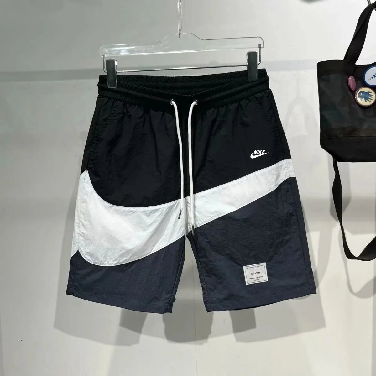Nike Sportswear Windrunner Shorts Black/White/Navy Shorts - 1
