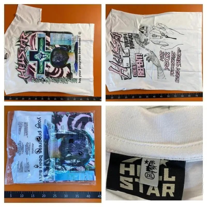 Hellstar Path to Paradise White Graphic T-Shirt - 2