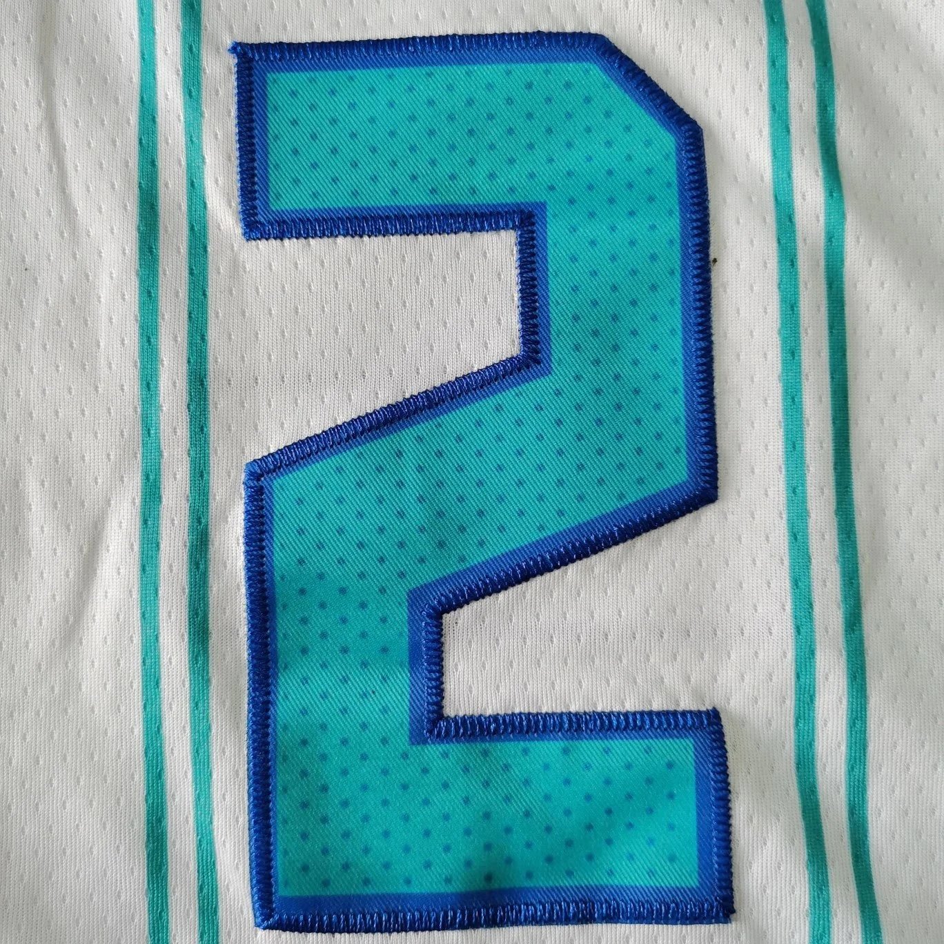 Charlotte Hornets Nike NBA Swingman Jersey Teal Blue Activewear - 11