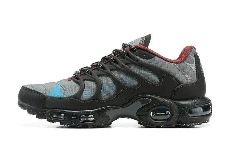 Nike Air Max Plus TN Black Gray Blue Multicolor Sneakers - 1