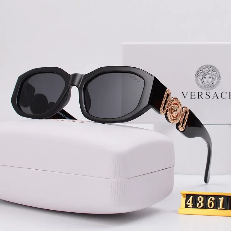 Versace Medusa Icon Black Oversized Sunglasses - 10