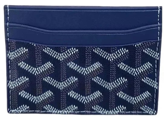 COWEN Leather Passport Holder Navy Blue Wallet - 9