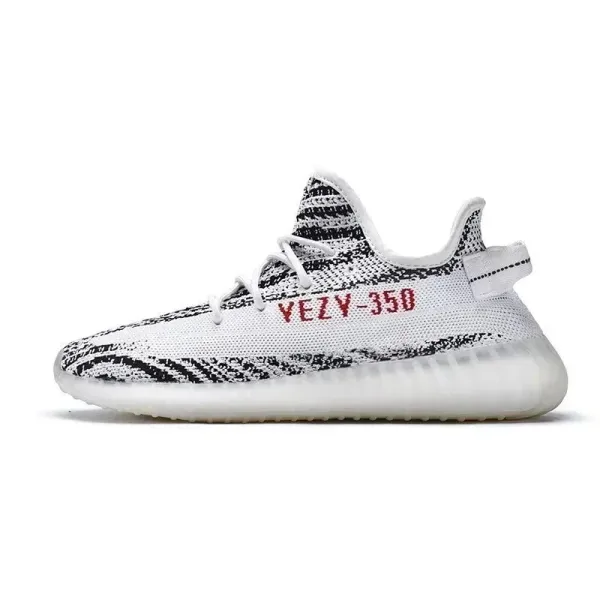 Adidas Yeezy 350 Zebra White Sneakers - 1