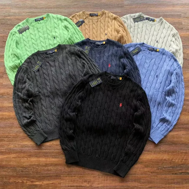 Polo Ralph Lauren Knitwear Cable-Knit Crewneck Sweater product detail image 2