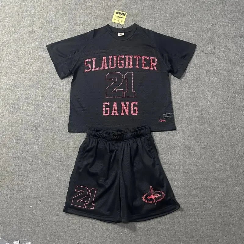 GRA Polo Shirt Black with Pink Outline Graphic - 7