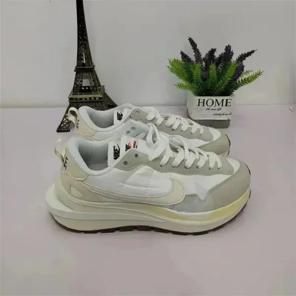 Nike x Fragment Design x sacai LDWaffle Gray Sneakers - 5