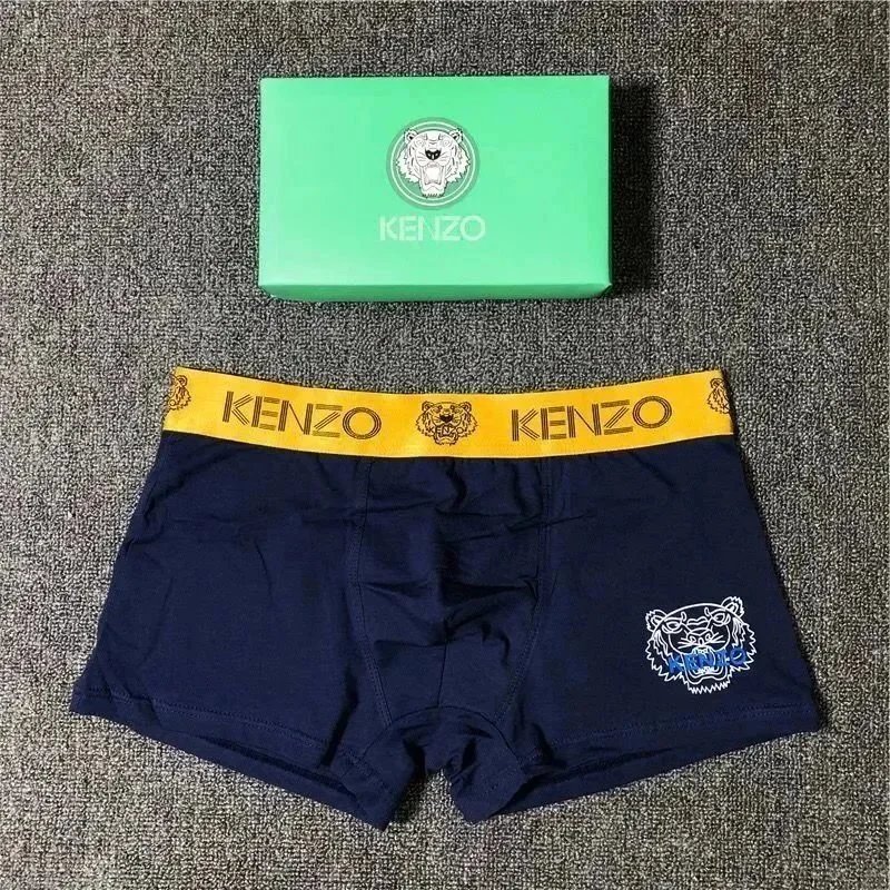 Kenzo Tiger Logo Boxer Briefs Light Blue - 7