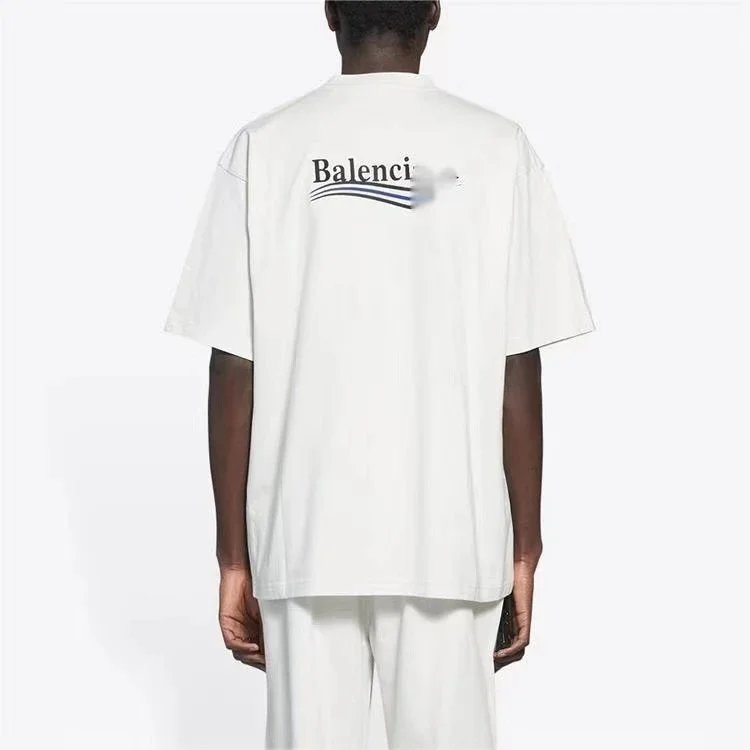 Balenciaga Flame Logo T-Shirt Black - 9