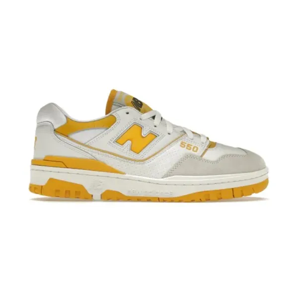 New Balance 550 White Yellow Sneakers - 1