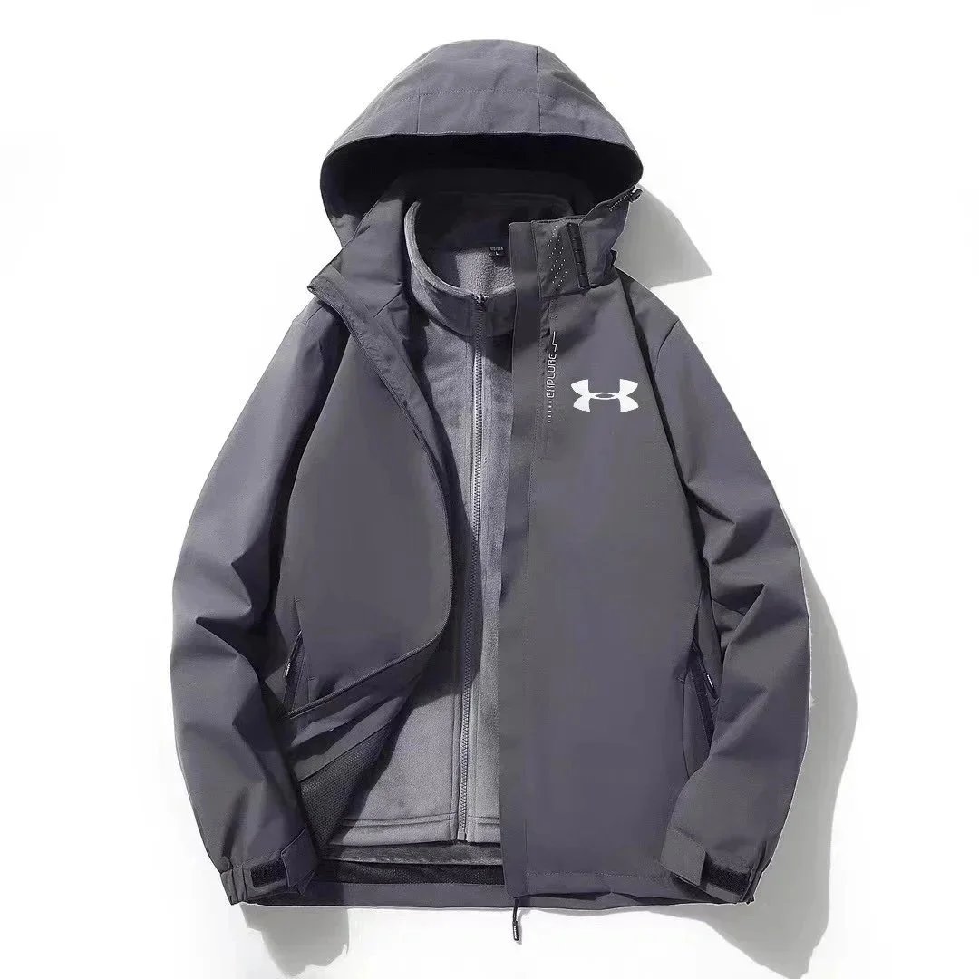 Dark gray two-piece set (with plush inner liner)