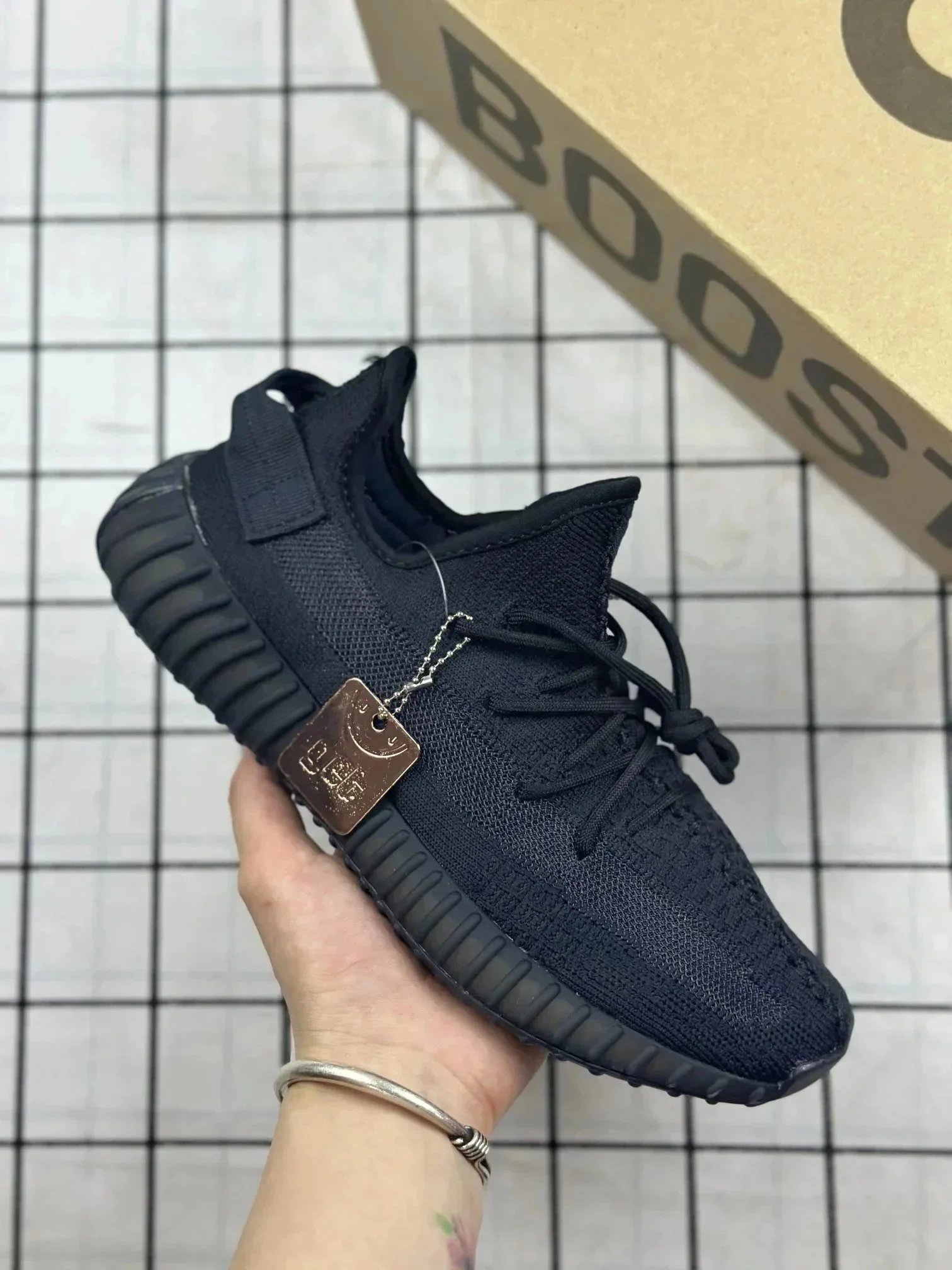 Adidas Yeezy Boost 350 V2 Zebra Black Sneakers - 10