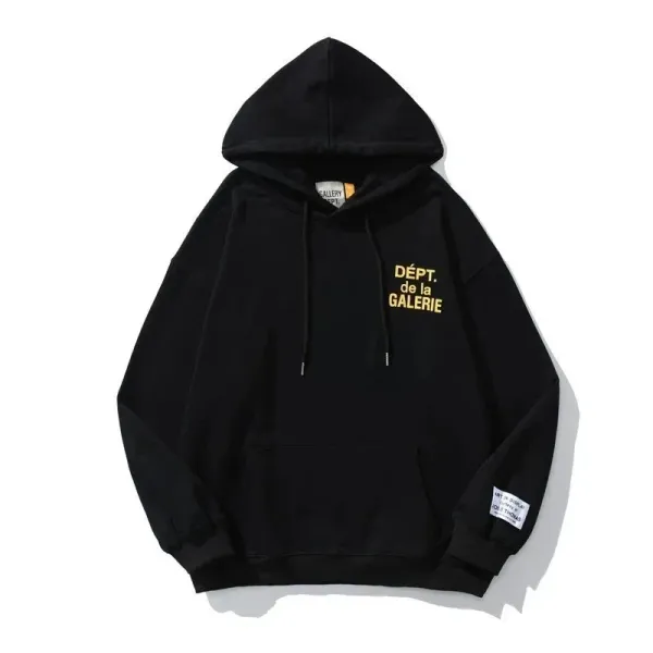 Gallery Dept. Reverse Print Hoodie Brown - 9