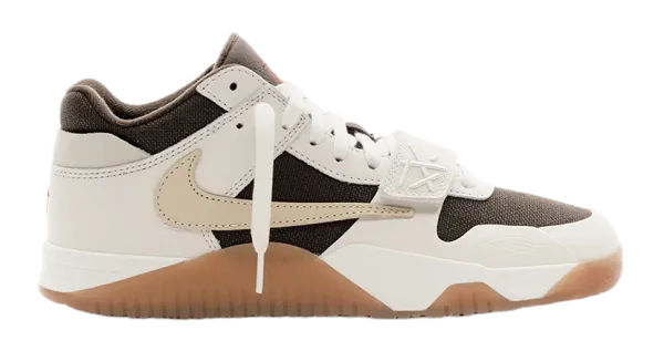 Nike x Travis Scott Air Jordan 1 Low OG 'Olive' Sneakers - 3