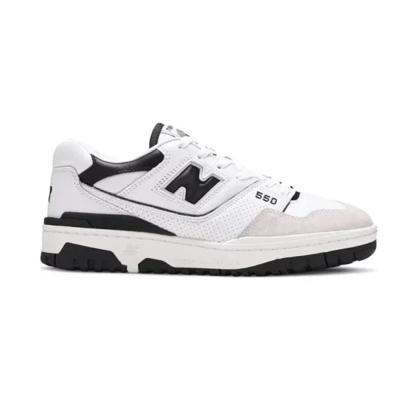 New Balance 550 White Black Sneakers - 1