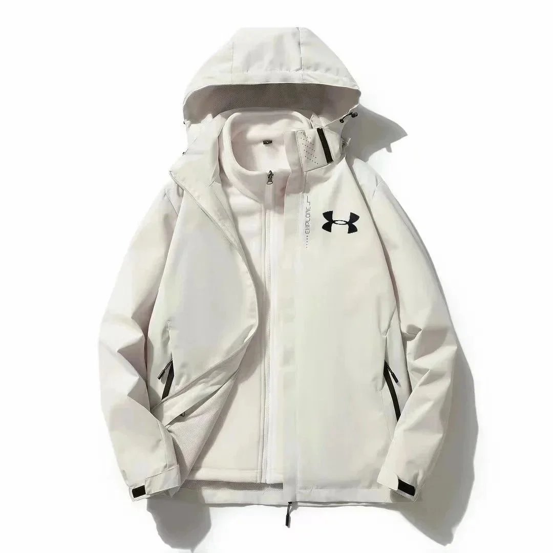 White two-piece set (with plush inner liner)