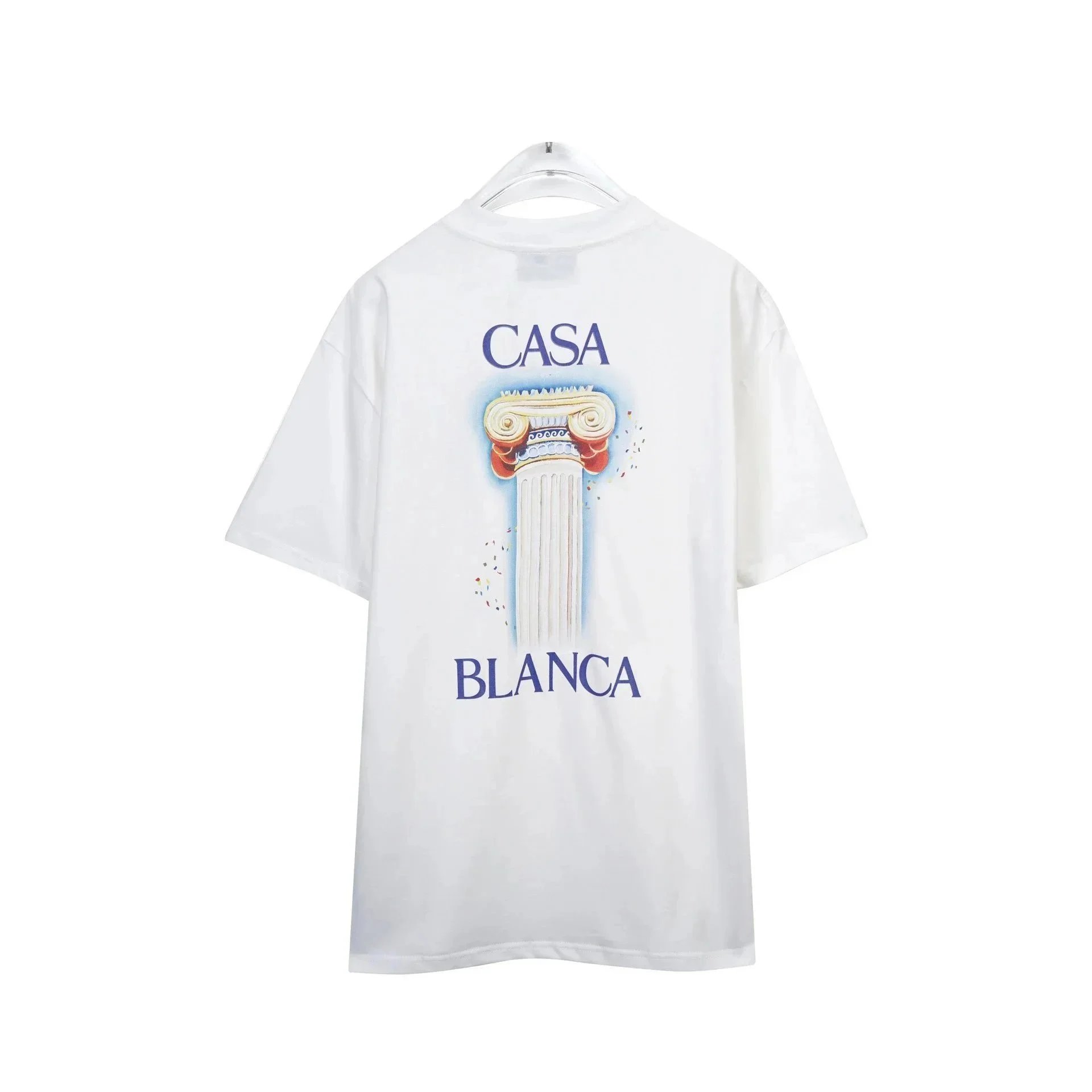 Casablanca Graphic Print Drawstring Waist Shorts Black - 8