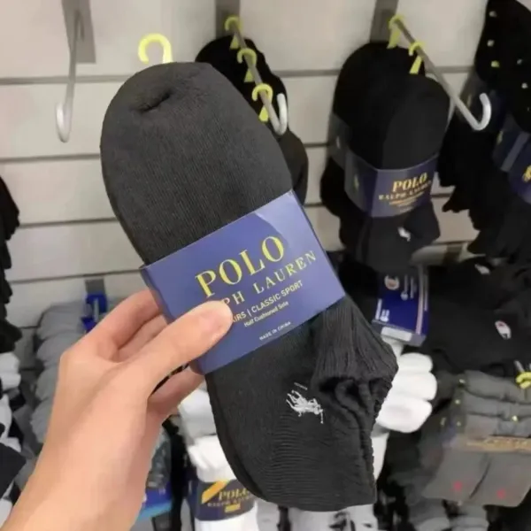 Polo Ralph Lauren Classic Sport White Socks - 8