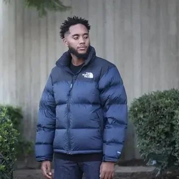 The North Face Nuptse Vest Olive Green and Black Down Vest - 3