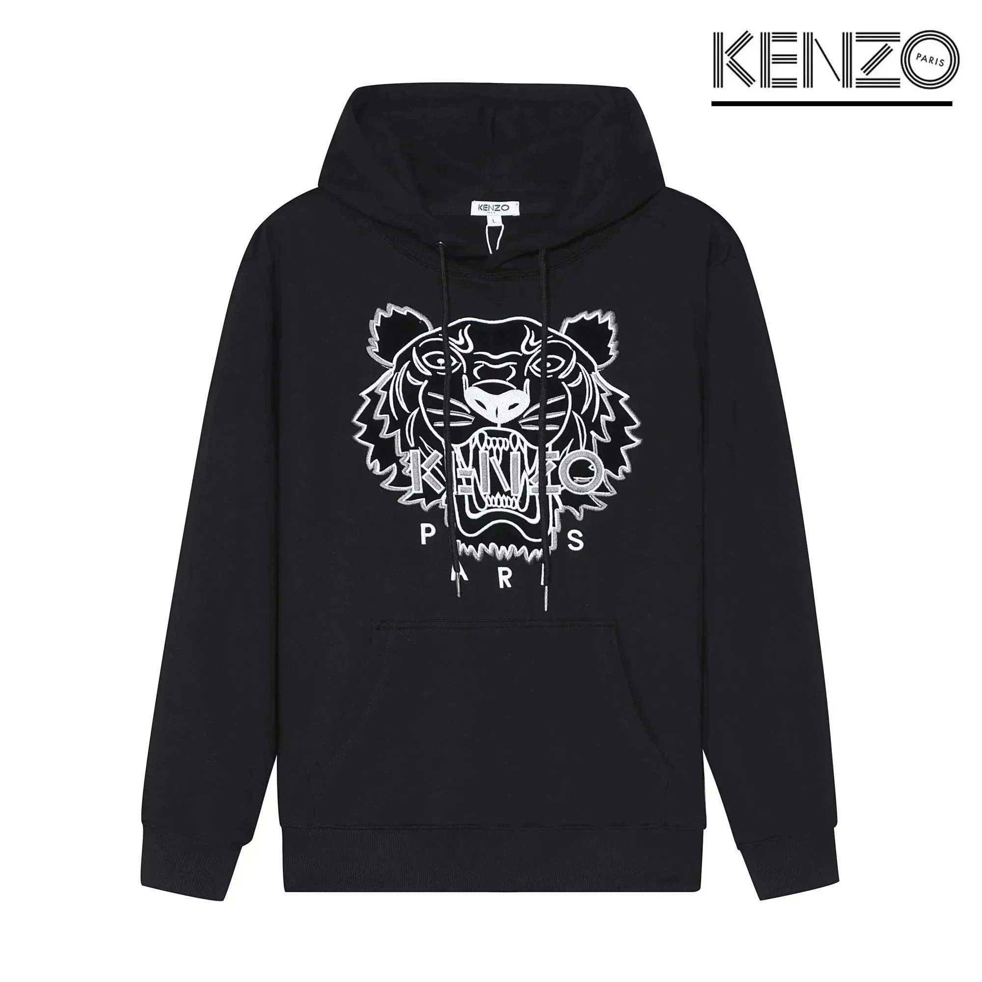 Kenzo Flower Logo Black Sweatshirt - 9