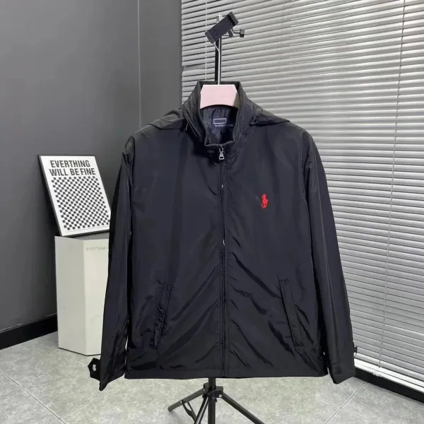 Polo Ralph Lauren Windbreaker Black Jacket - 1