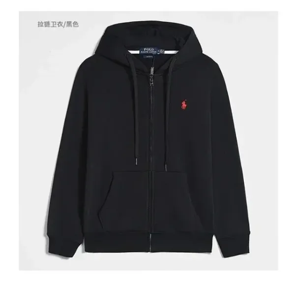 Polo Ralph Lauren Classic Fit Full-Zip Hoodie Navy - 5