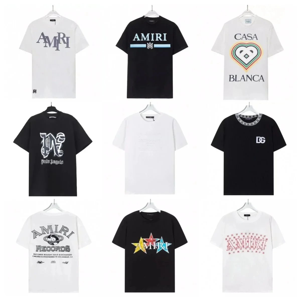 Amiri Logo Graphic Cotton T-Shirt