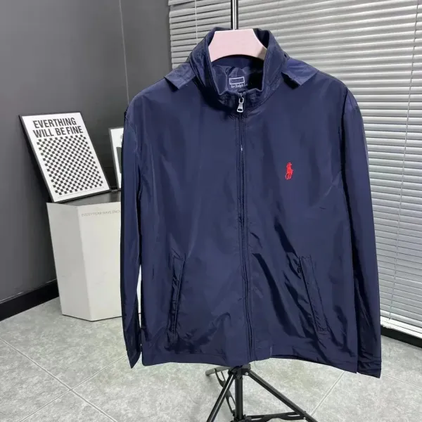 Polo Ralph Lauren Windbreaker Navy Blue Jacket - 1