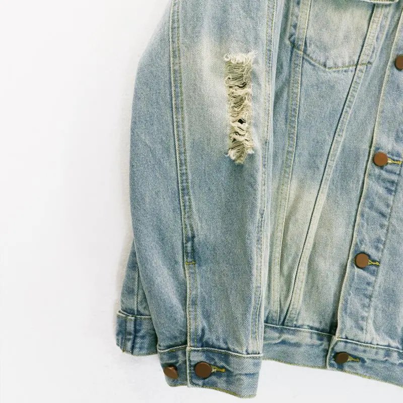 Vintage Wash Denim Jacket photo 7