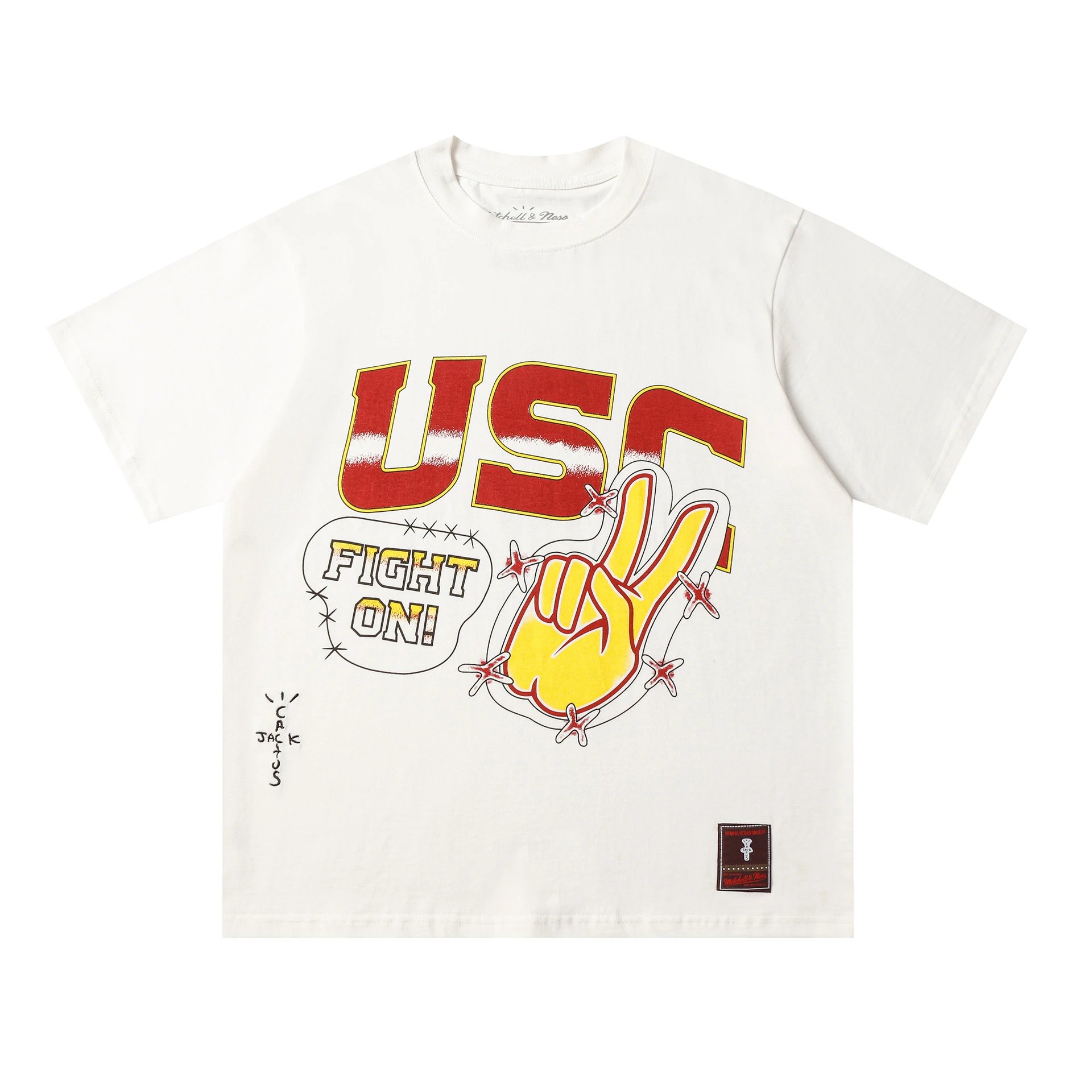 TS Collaboration Graffiti Print White T-Shirt photo 3