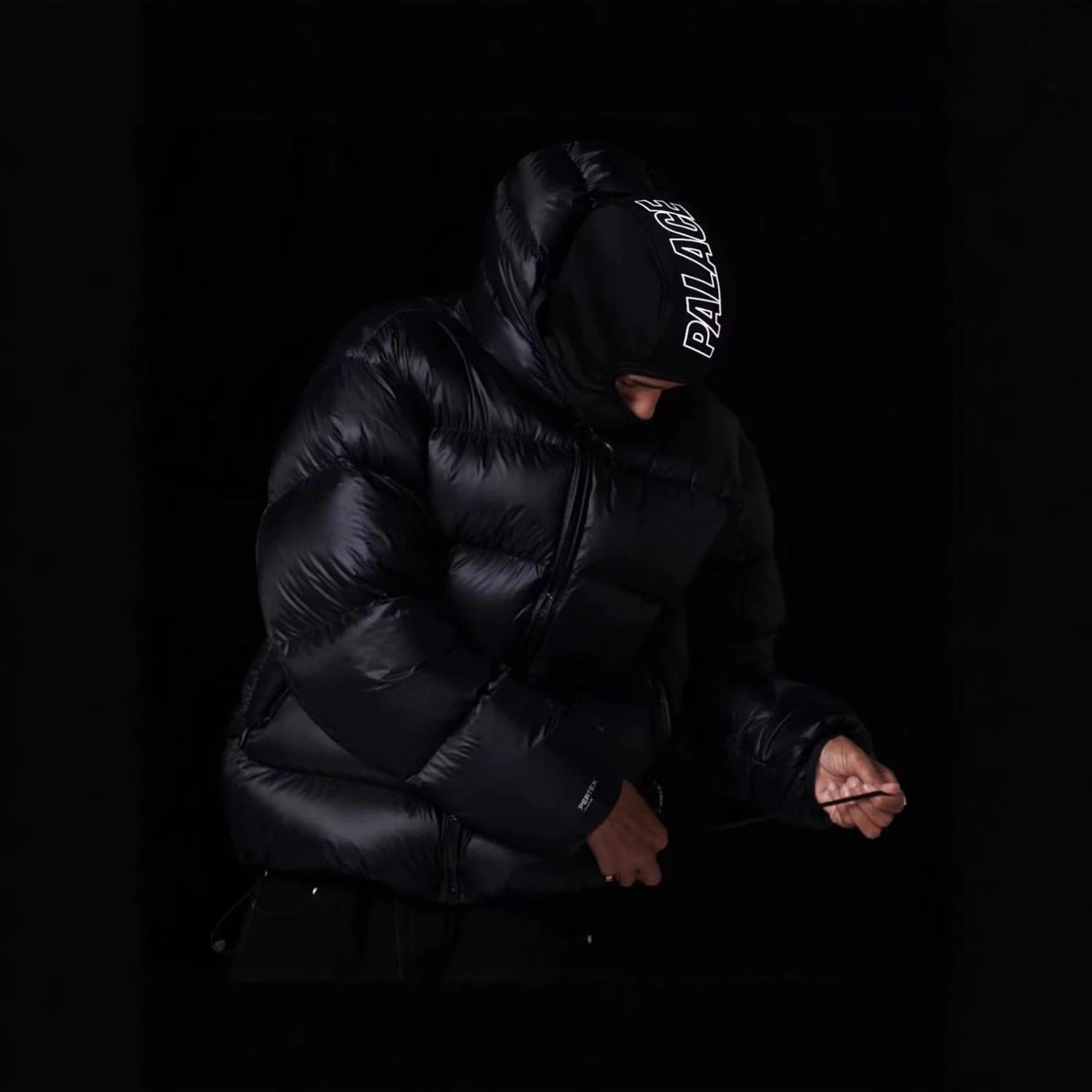 Palace Black Puffer Jacket
