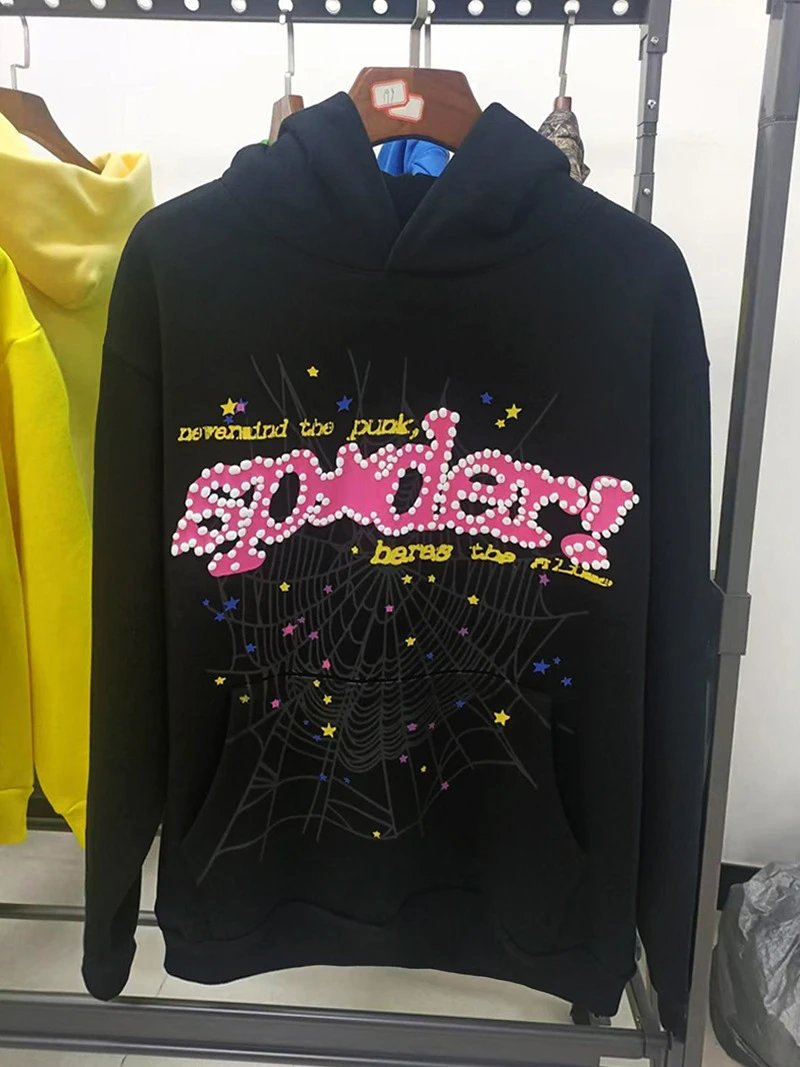 Spider Web Hoodie Fleece 450G photo 2