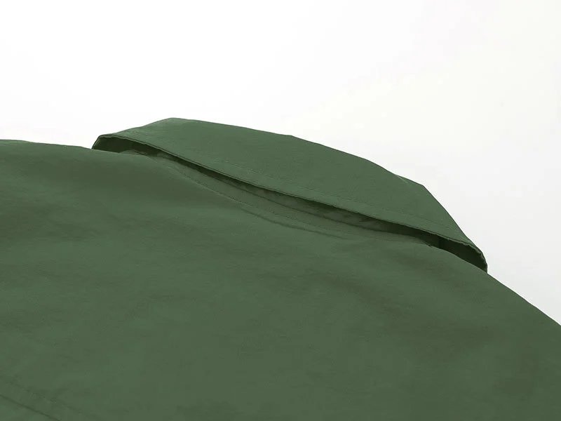 Gallery Dept Olive Green Camp Shirt and Shorts Set - 20