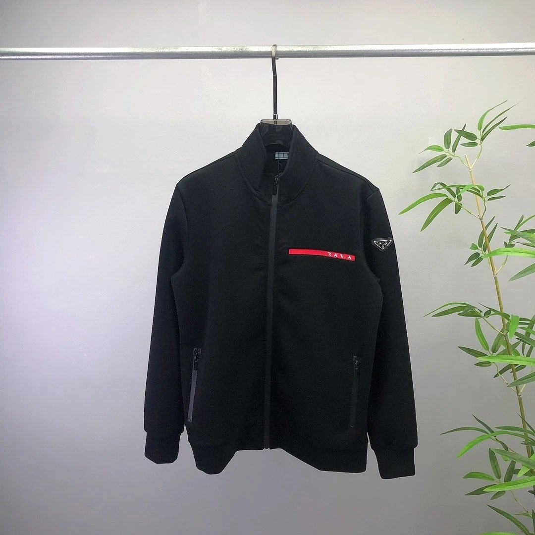 Red Stripe Tracksuit with Zip Pockets photo 2